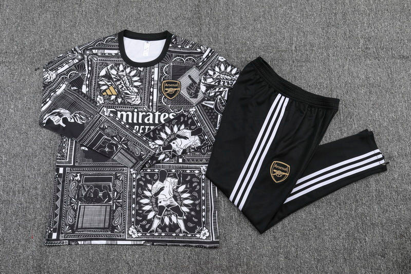 Arsenal Light Black Special Edition Halfzip Tracksuit 24/25