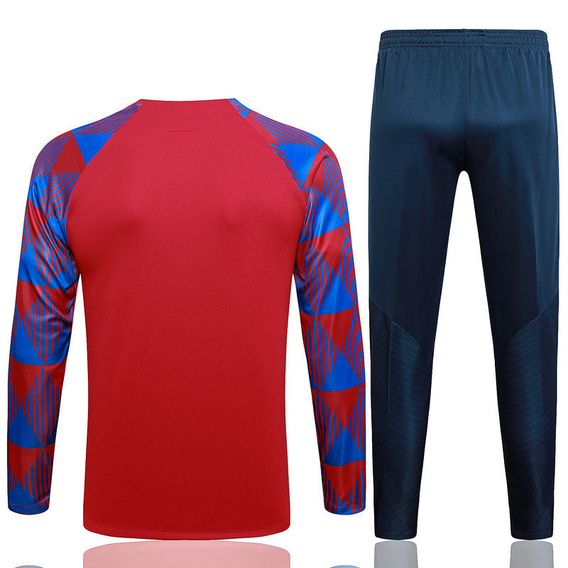 Barcelona Red Halfzip Tracksuit 23/24