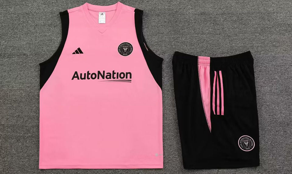 Inter Miami Pink Short Training Set No Sleeves 23/24