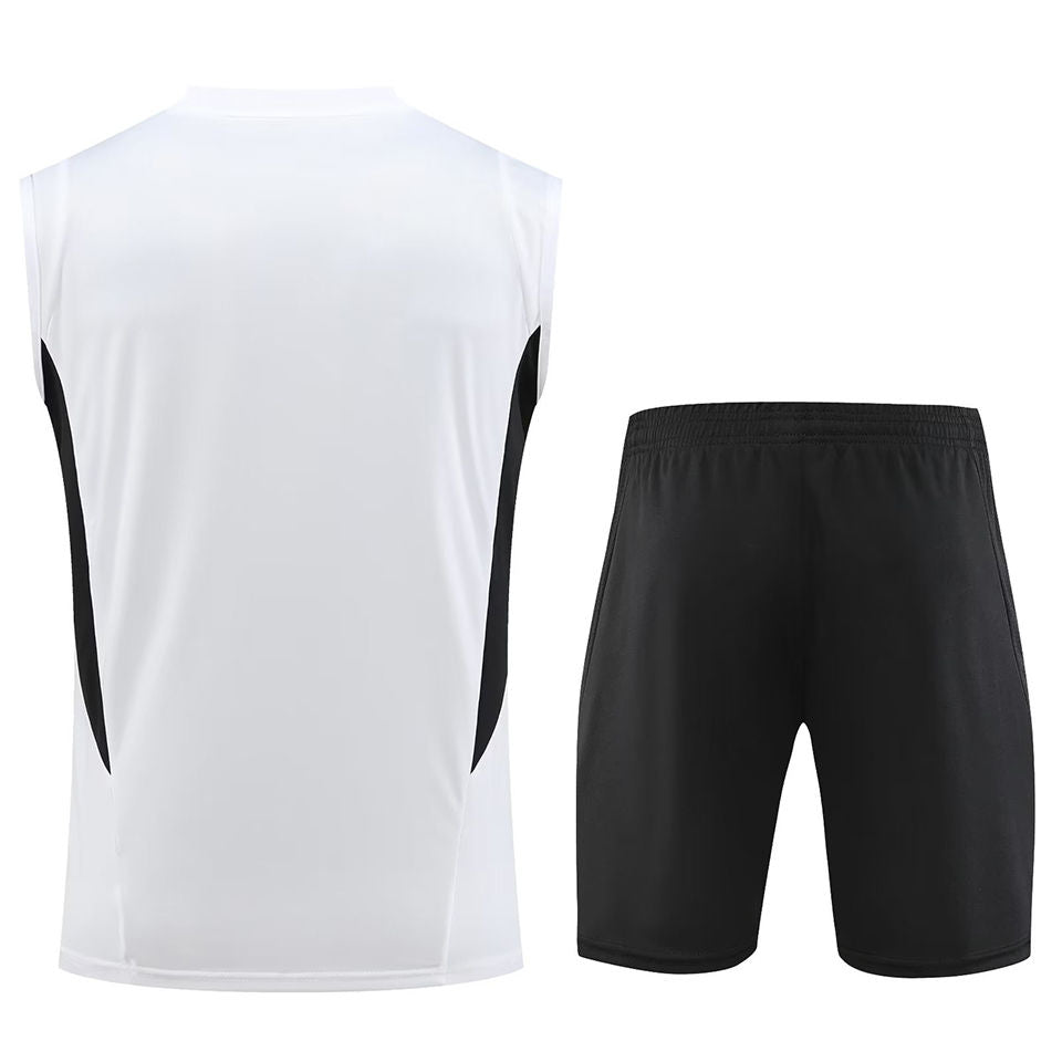 Bayern White Short Training Set No Sleeves 23/24