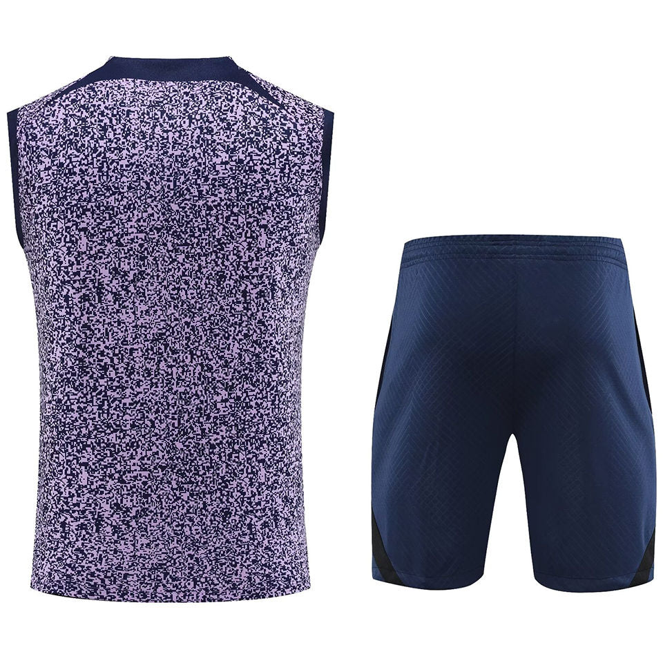 Tottenham Purple Short Training Set No Sleeves 23/24