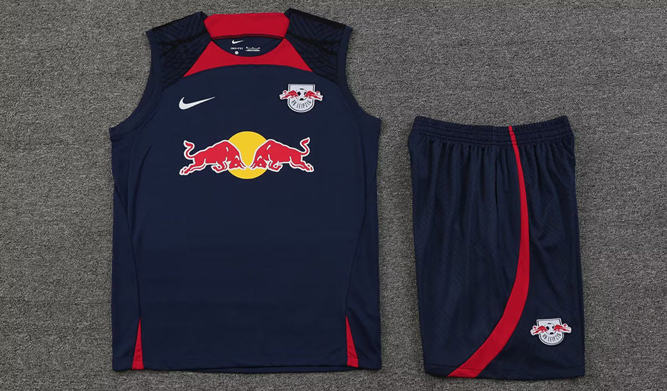 RB Leipzig Sapphire Blue Short Training Set No Sleeves 23/24