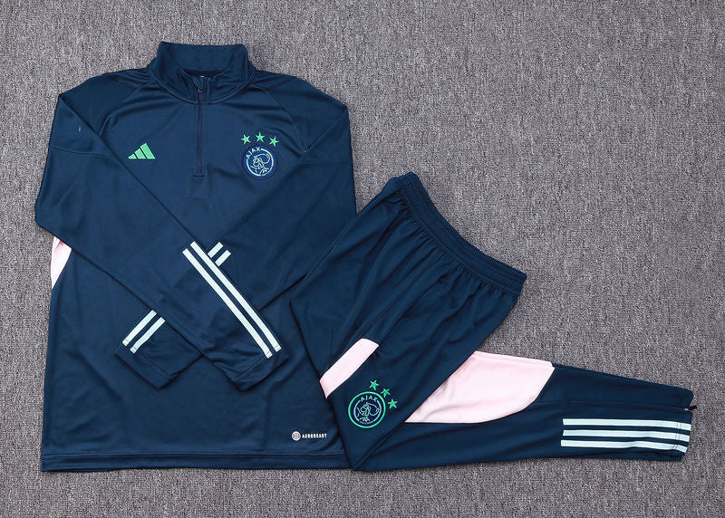 Ajax Sapphire Blue Halfzip Tracksuit 23/24