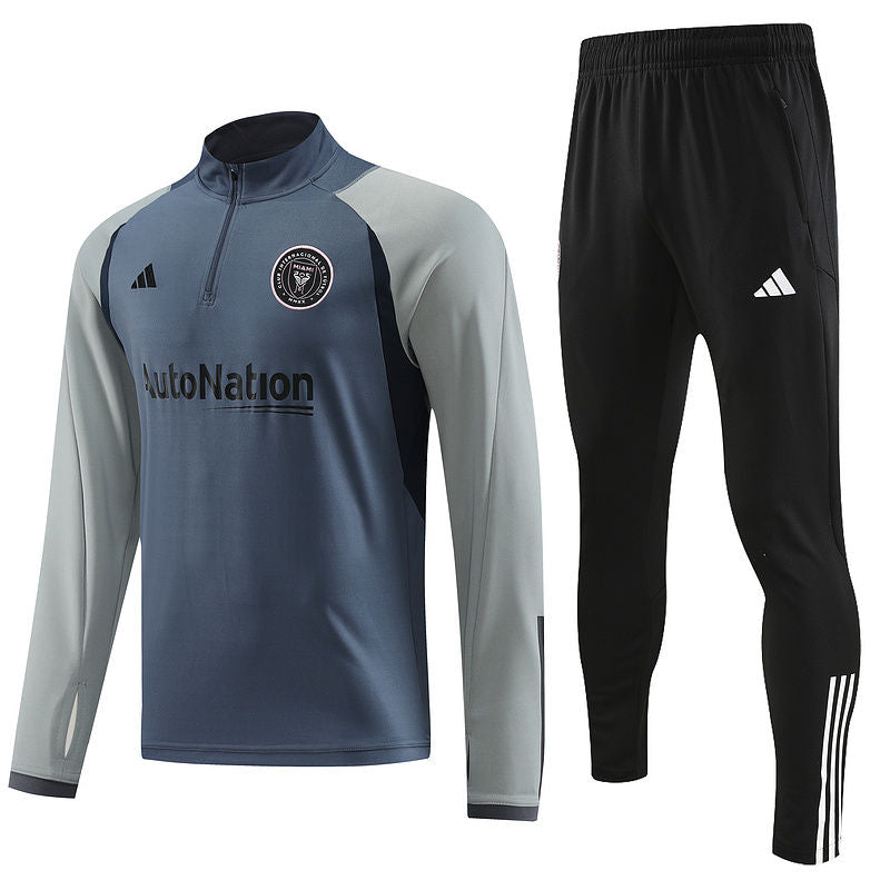 Inter Miami Grey Halfzip Tracksuit 23/24