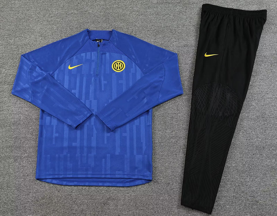 Inter Milan Blue Halfzip Tracksuit 23/24