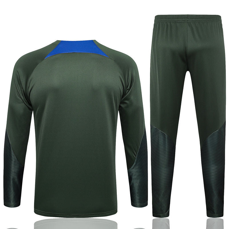 PSG Dark Green Halfzip Tracksuit 24/25