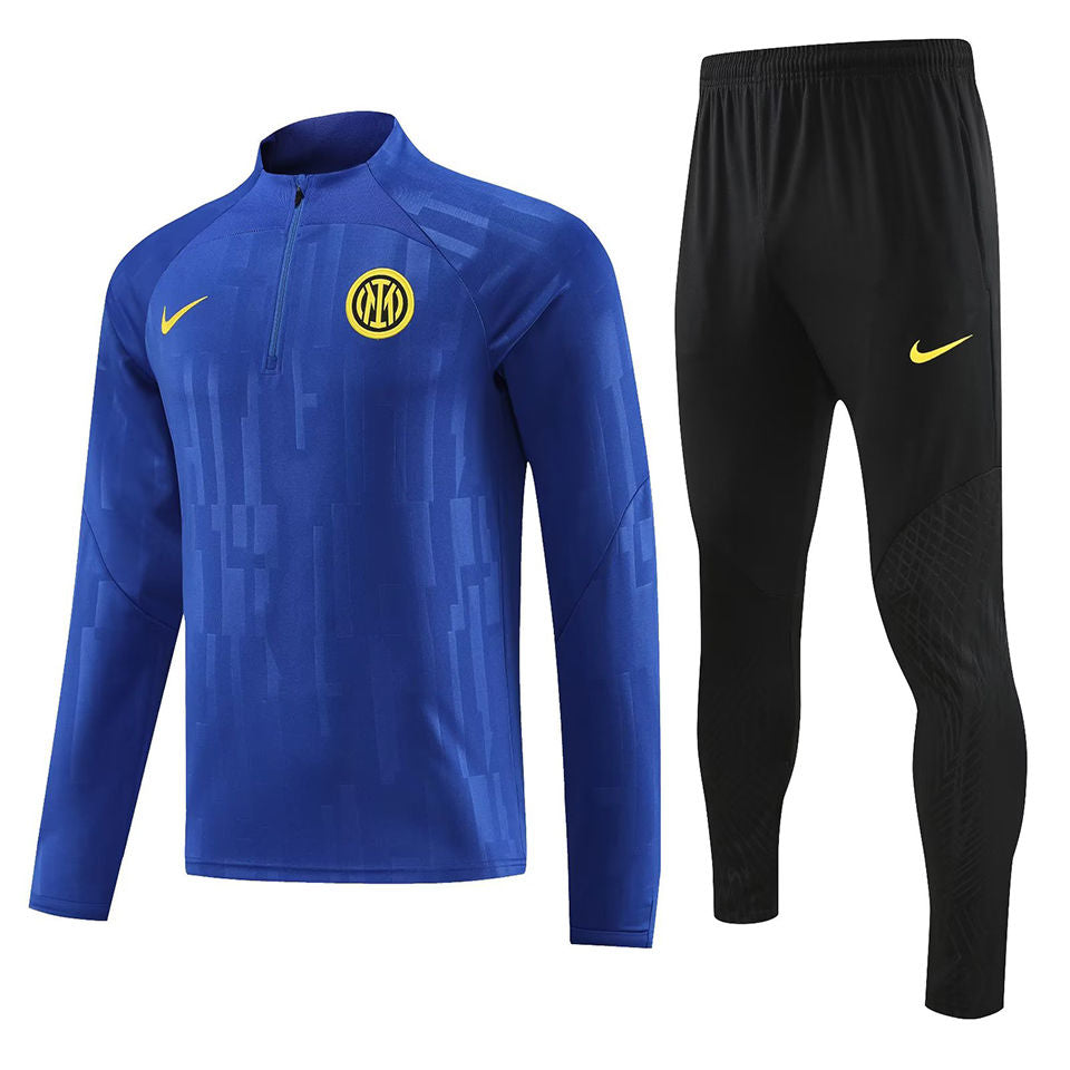 Inter Milan Blue Halfzip Tracksuit 23/24