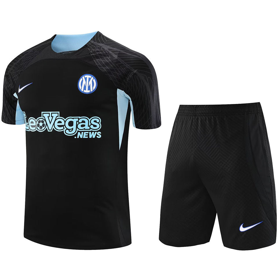 Inter Milan Black Short Training Set 23/24