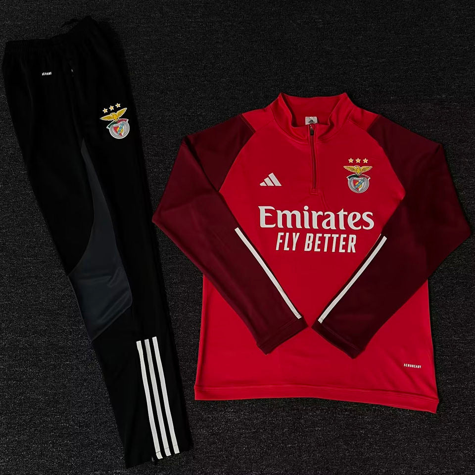 Benfica Red Halfzip Tracksuit 23/24