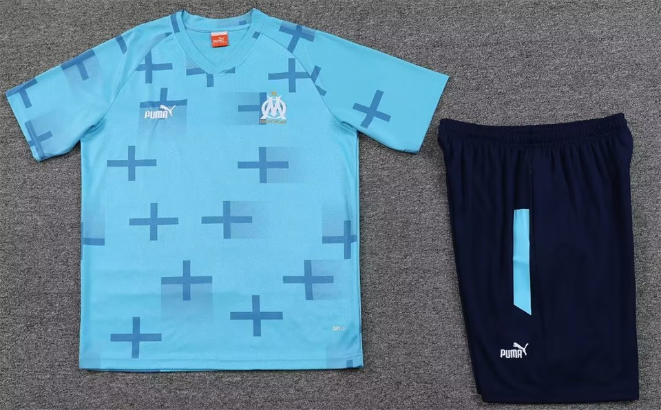 Marseille Blue Short Training Set 23/24