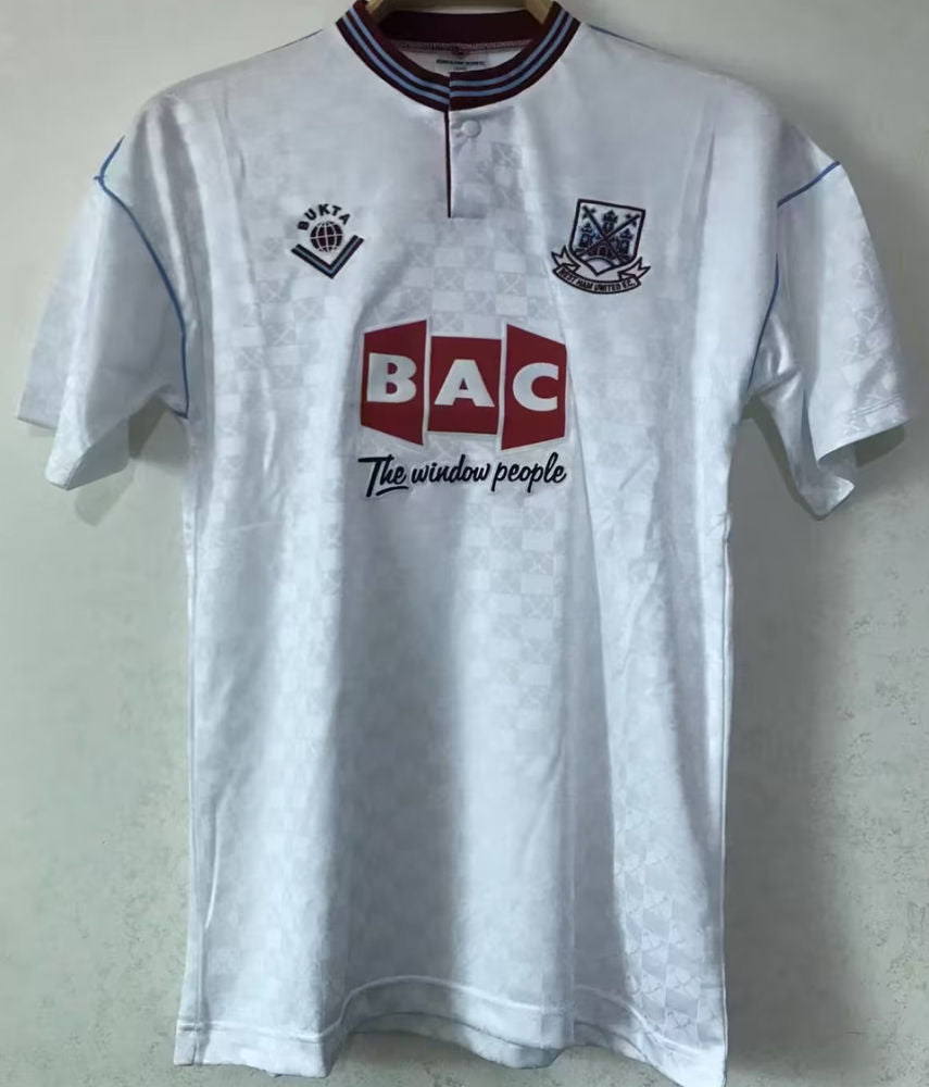 West Ham Utd Retro Away Kit 1989/90