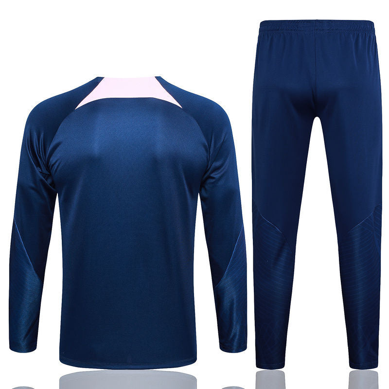 Tottenham Dark Blue Halfzip Tracksuit 23/24