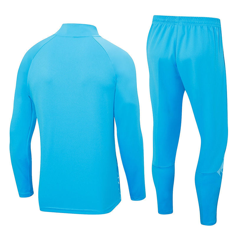 Man City Light Blue Halfzip Tracksuit 23/24