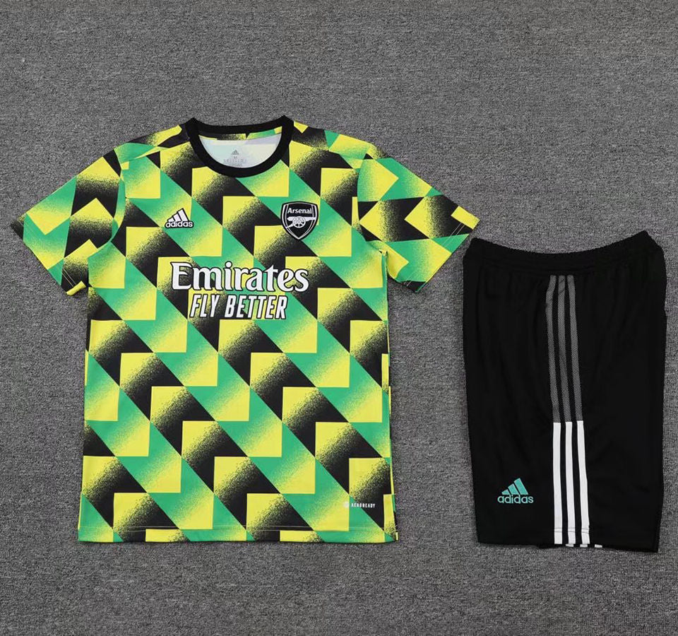 Arsenal Green Short Training Set 22/23