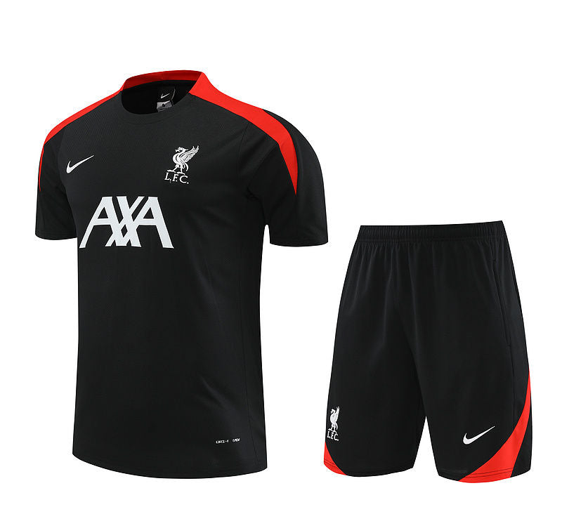 Liverpool Black Short Training Set 24/25