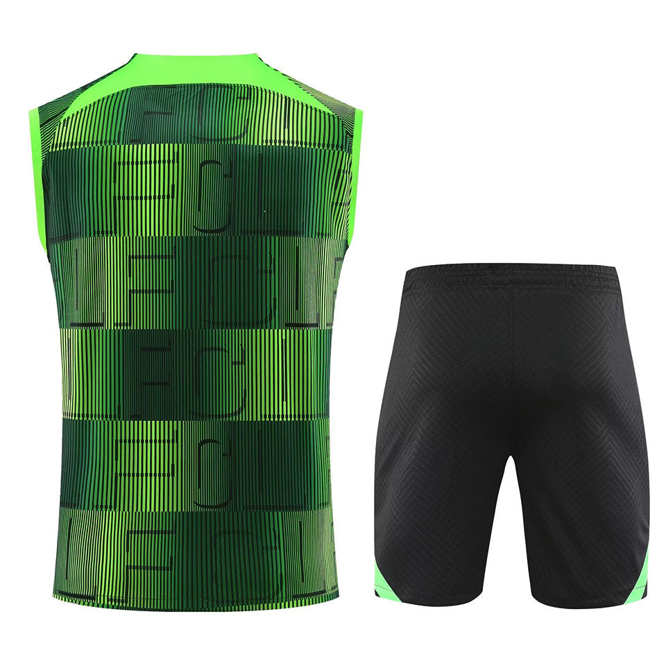 Liverpool Green Short Training Set No Sleeves 23/24