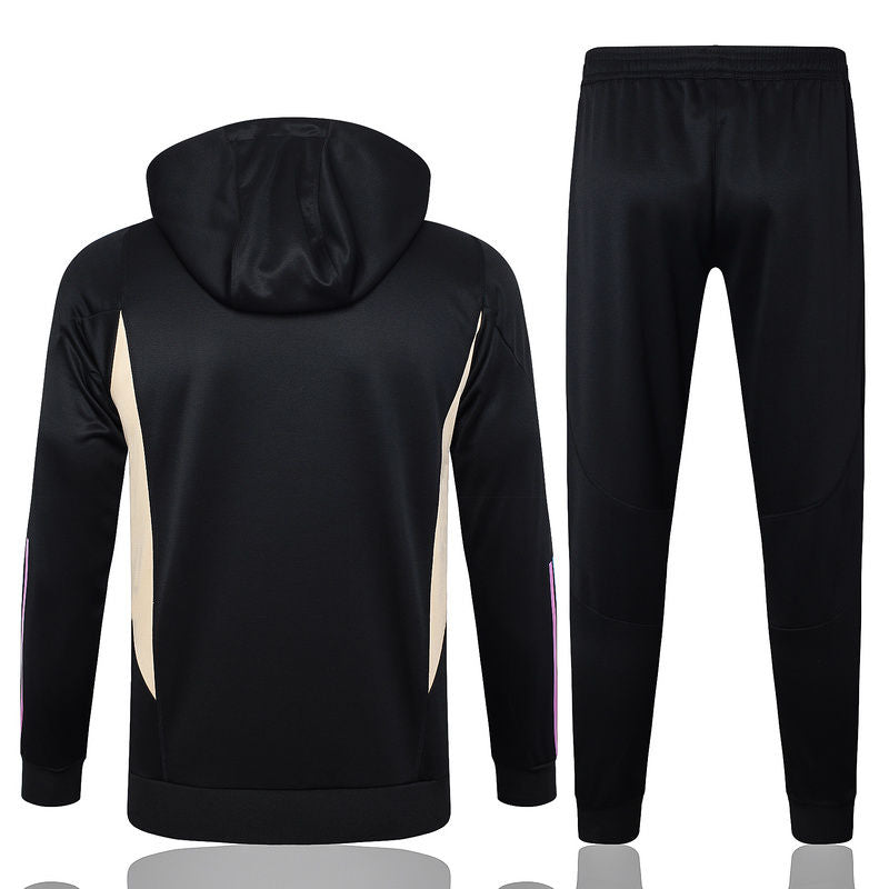 Real Madrid Black Hoody Tracksuit 23/24