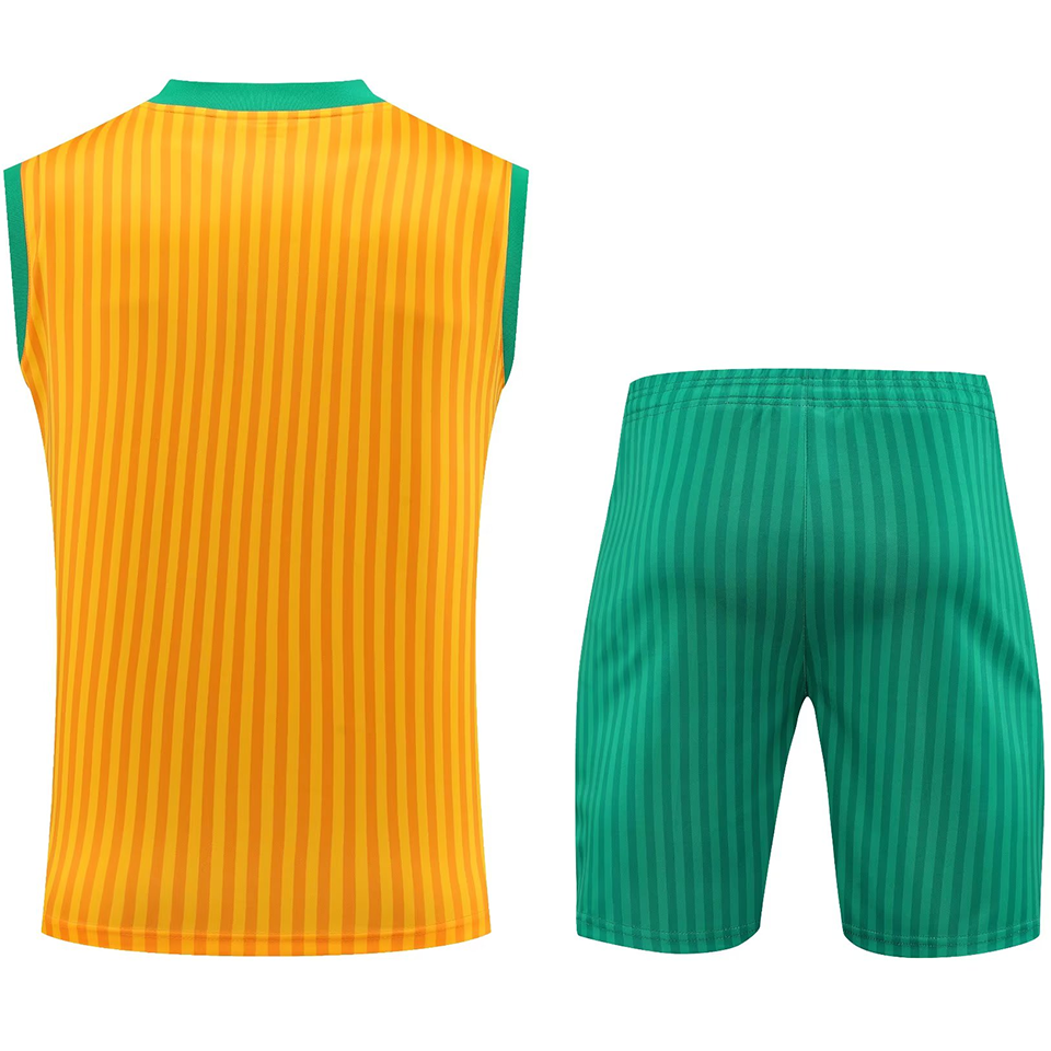 Bayern Yellow Short Training Set No Sleeves 23/24