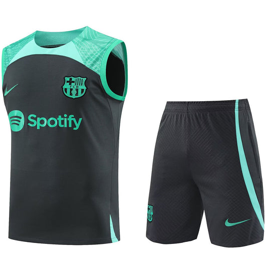 Barcelona Grey Short Training Set No Sleeve 23/24