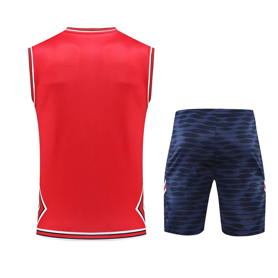 PSG Red Short Training Set No Sleeves 22/23