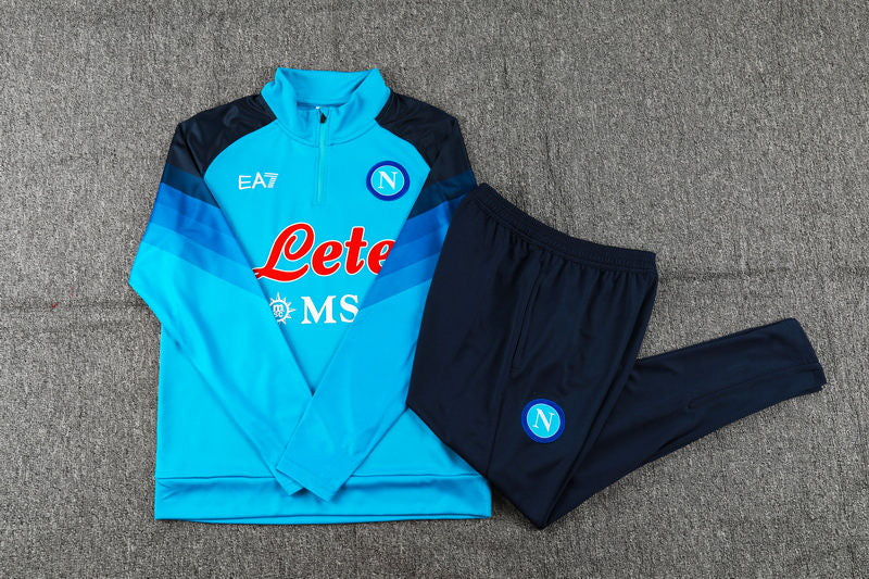 Napoli Blue Halfzip Tracksuit 23/24