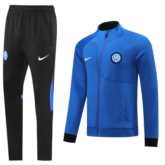 Inter Milan Blue Fullzip Jacket Tracksuit 23/24