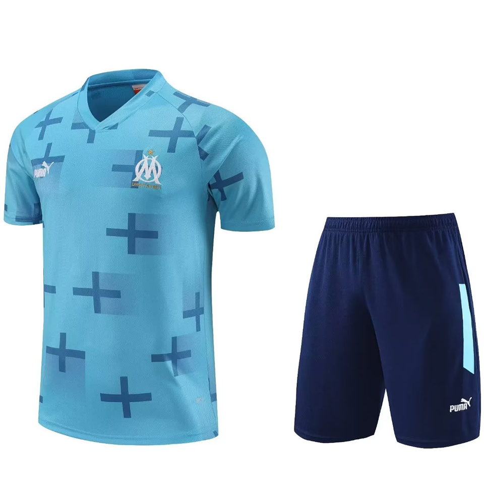 Marseille Blue Short Training Set 23/24