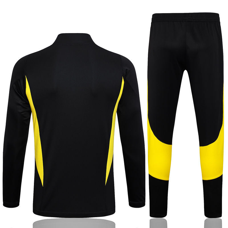 Juventus Black Halfzip Tracksuit 23/24