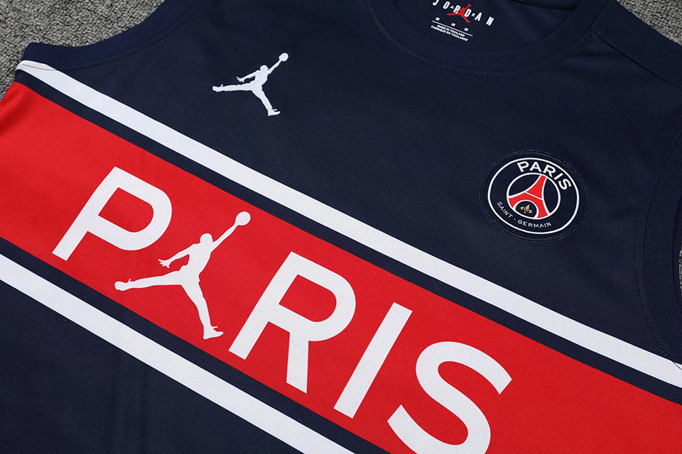PSG Sapphire Blue Short Training Set No Sleeves 22/23
