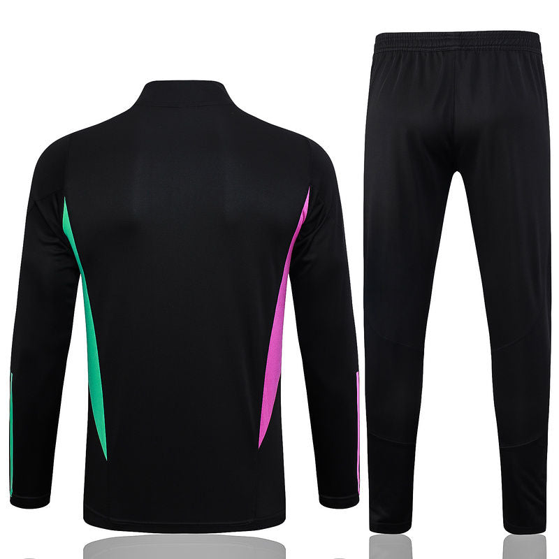 Bayern Black Halfzip Tracksuit 23/24