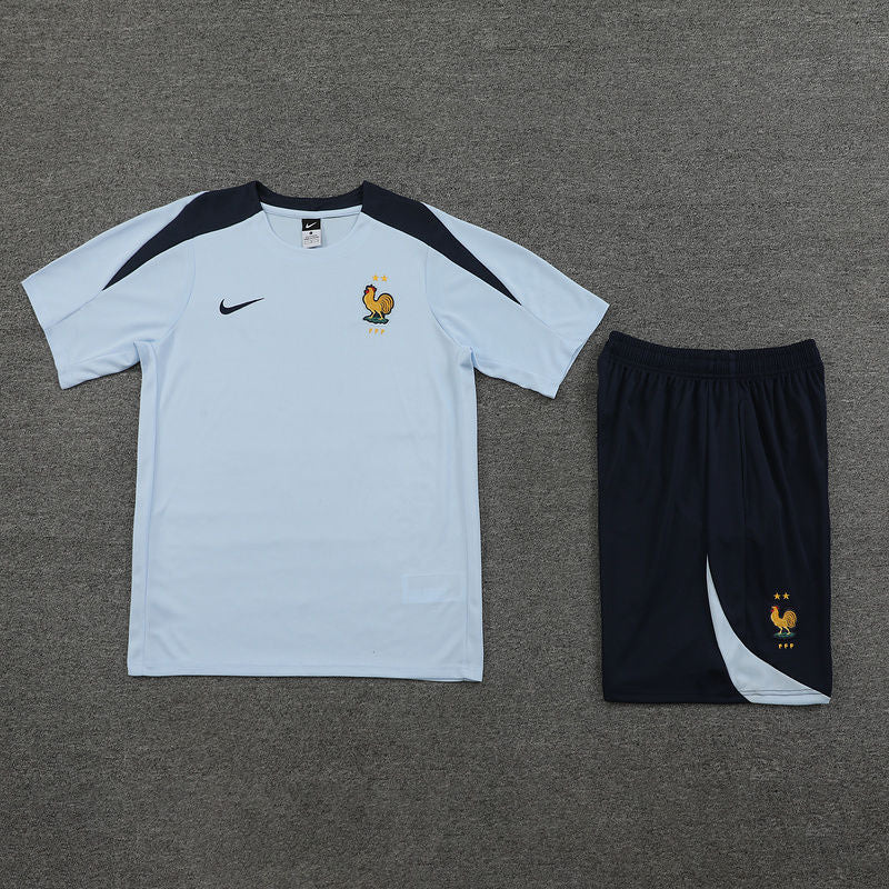 France Light Blue Short Training Set 24/25