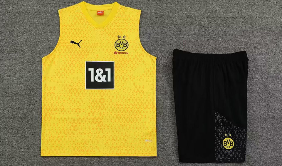 Dortmund Yellow Short Training Set No Sleeves 23/24
