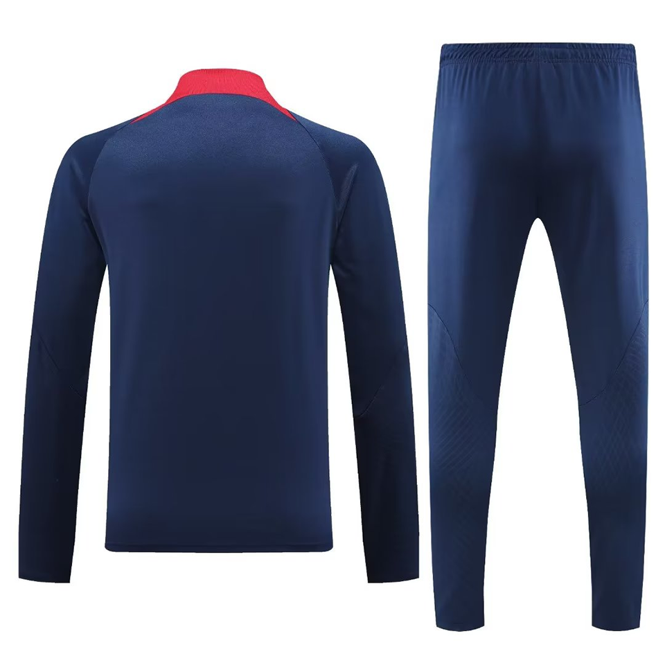 PSG Blue Halfzip Tracksuit 23/24