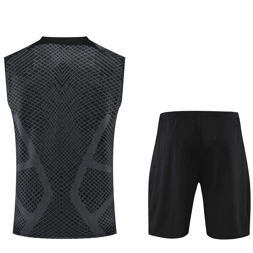 Tottenham Black Short Training Set No Sleeves 22/23