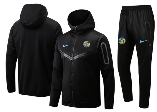 Inter Milan Black Tech Fleece Tracksuit 22/23