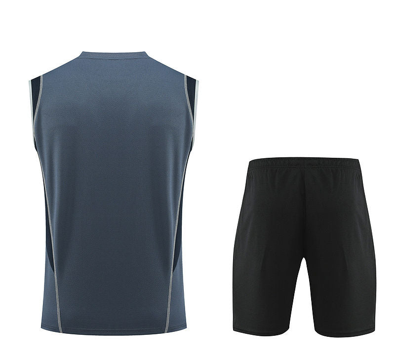 Inter Miami Grey Short Training Set No Sleeves 23/24