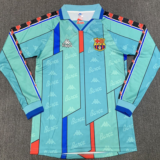 Barcelona Retro Away Kit Long Sleeves 1996/97