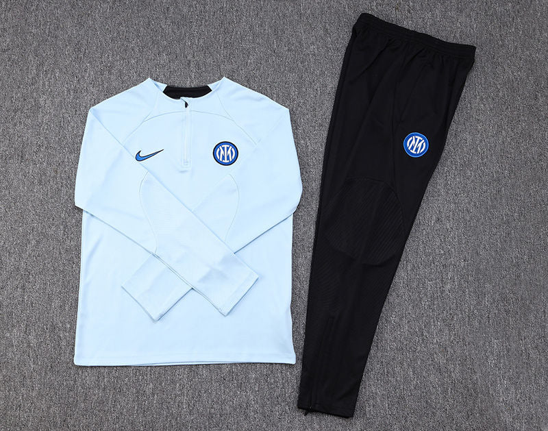 Inter Milan Baby Blue Halfzip Tracksuit 23/24