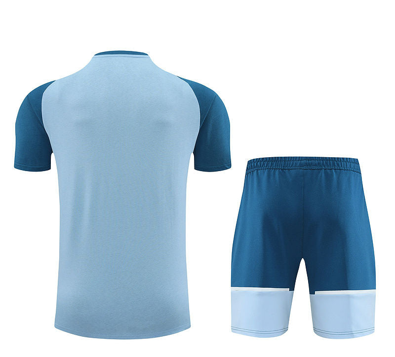 Man City Blue Short Training Set 24/25