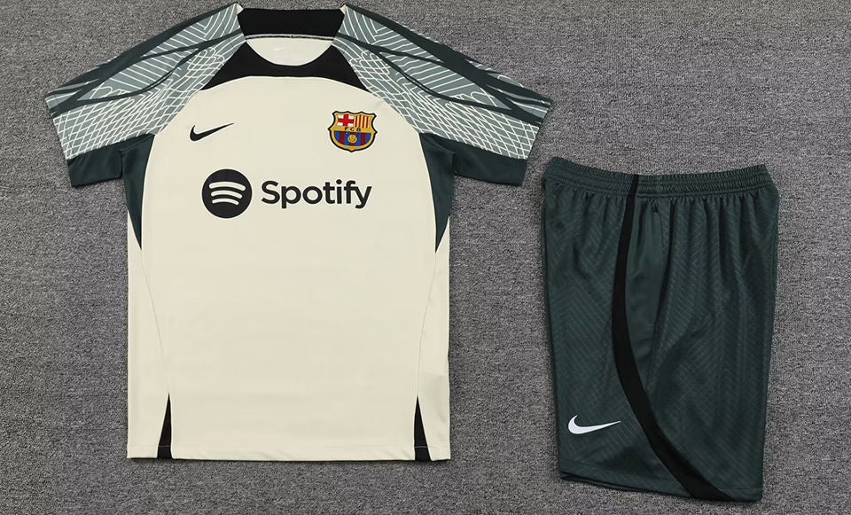 Barcelona Khaki Short Training Set 23/24