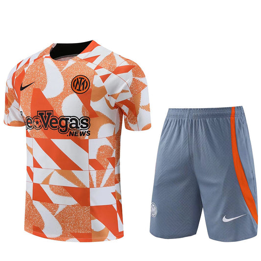 Inter Milan Orange Short Training Set 23/24