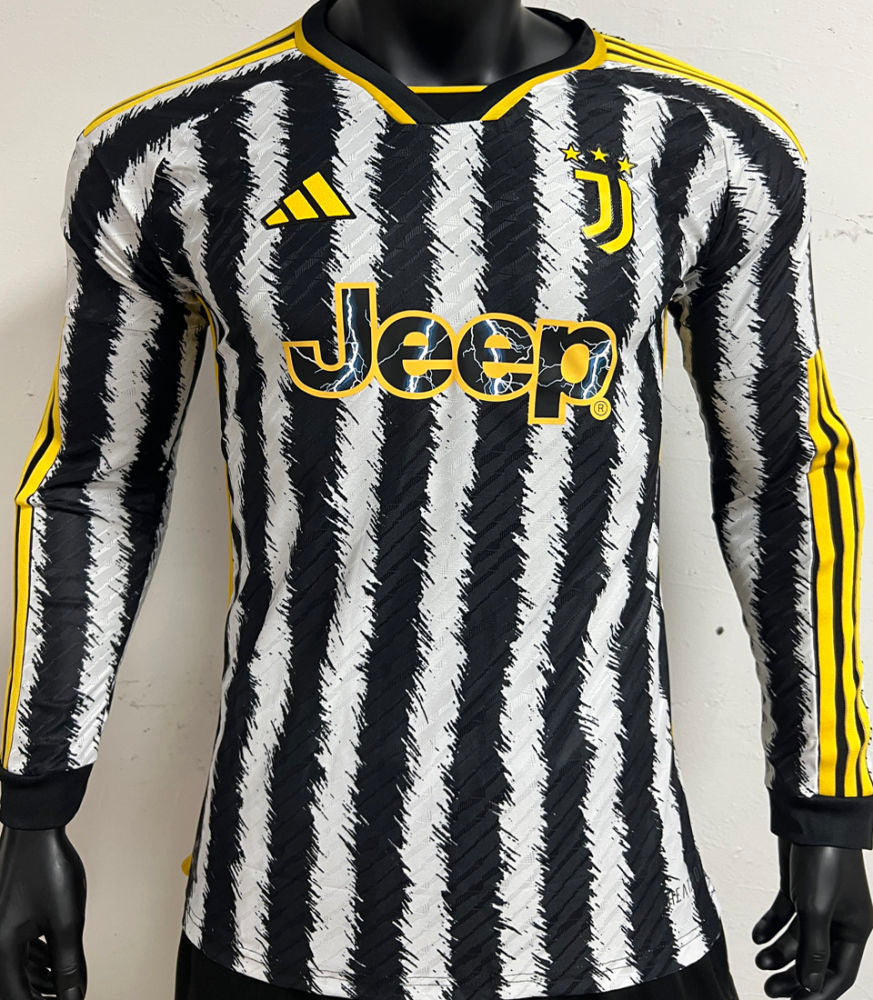 Juventus Home Kit Long Sleeves 23/24