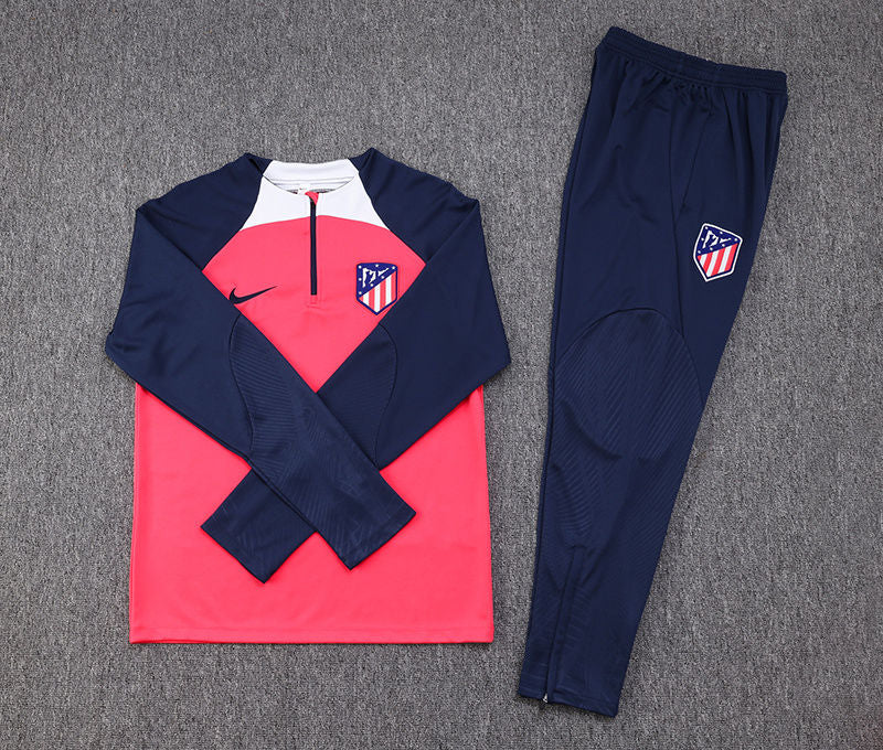 Atletico Madrid Red Halfzip Tracksuit 23/24