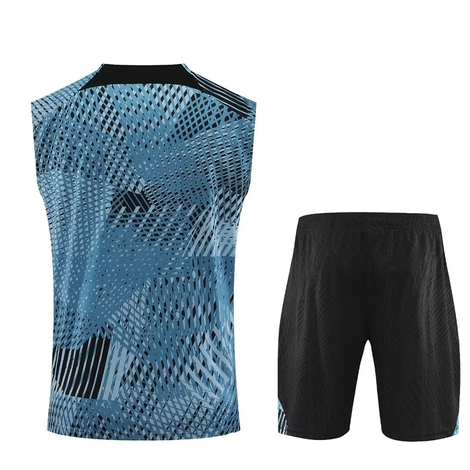 Tottenham Blue Short Training Set No Sleeves 23/24
