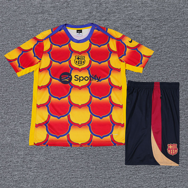 Barcelona Yellow/Red Short Training Set 24/25