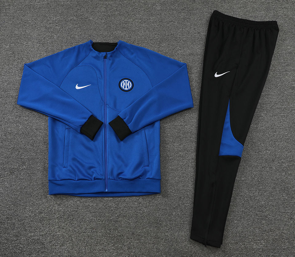 Inter Milan Blue Fullzip Jacket Tracksuit 23/24