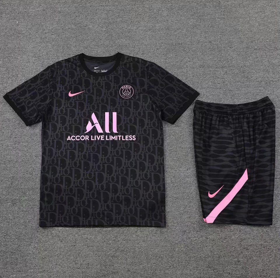 PSG Black/Pink Short Training Set 22/23