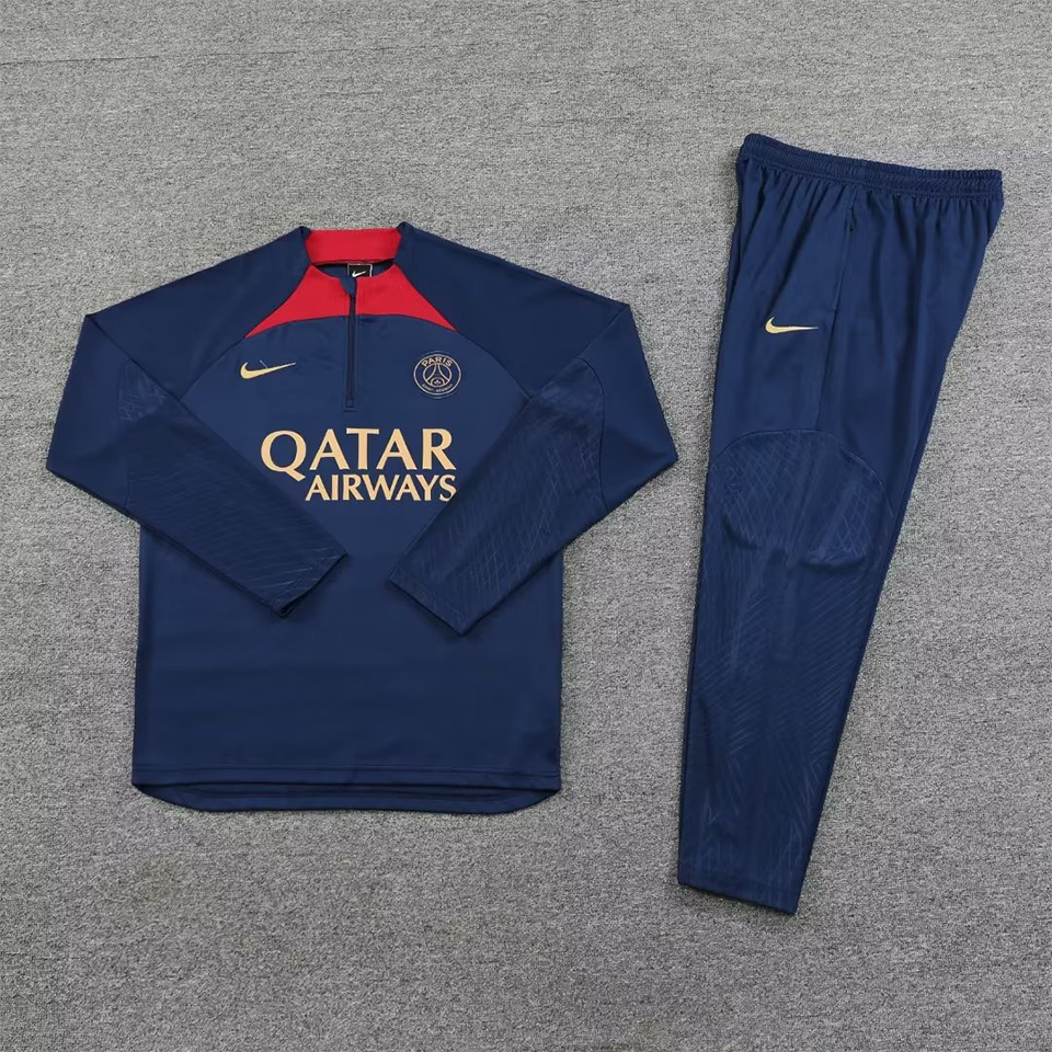 PSG Blue Halfzip Tracksuit 23/24