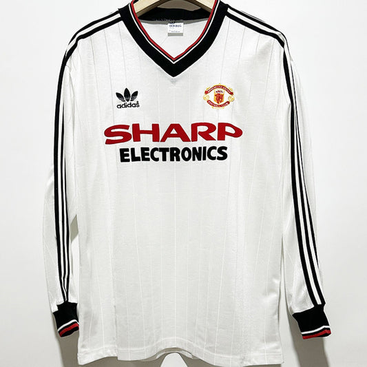 Man Utd Retro Away Kit Long Sleeves 1982/83