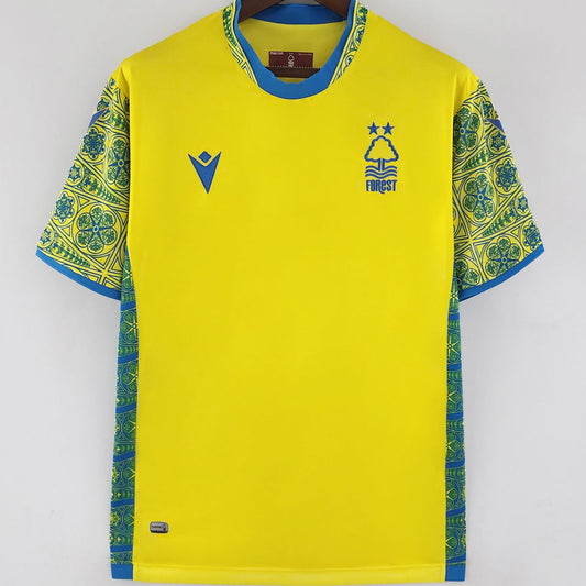 Nottingham Forest Yellow Away Kit 22/23